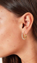 hoops small - oorbellen